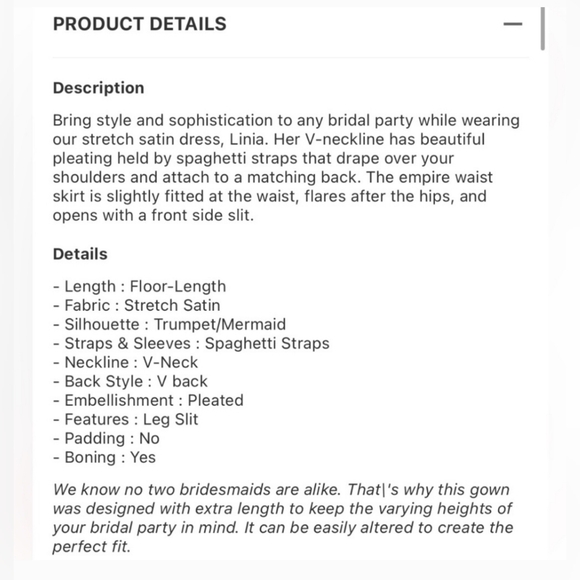 AZAZIE Bridemaid Dress - Style LINIA - Size 8 - Satin Royal Rose - Picture 4 of 7